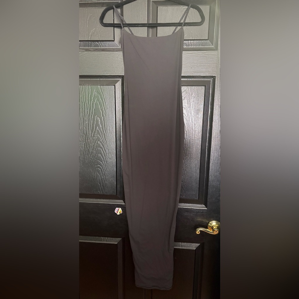 SKIMS Black Maxi Skirt with Branded Tag